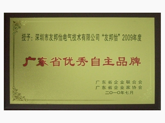 廣東省優秀自主品牌